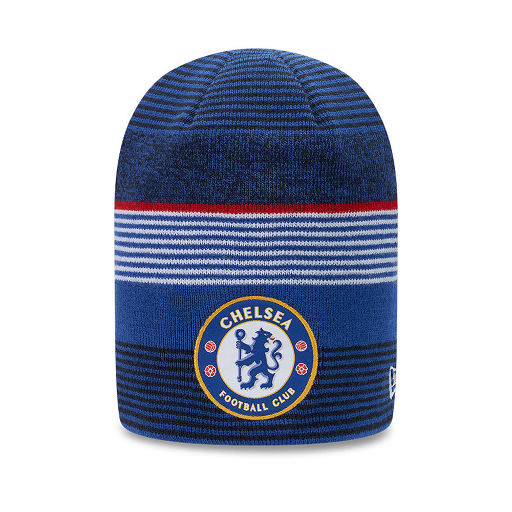 Chelsea FC Reversible Blue Skull Beanie Hat