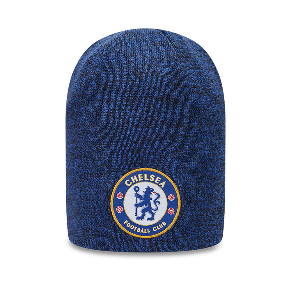 Chelsea FC Reversible Blue Skull Beanie Hat