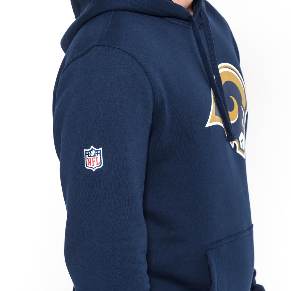 Los Angeles Rams Team Logo Navy Pullover Hoodie