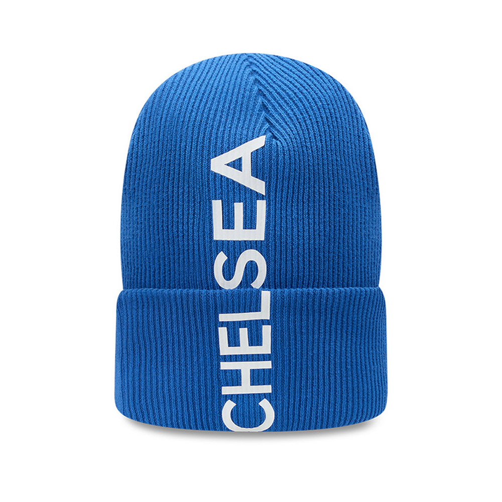 Chelsea FC Wordmark Blue Beanie Hat