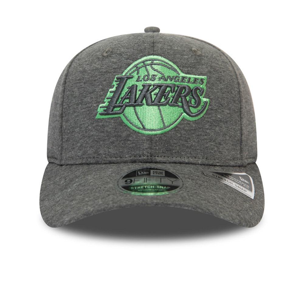 Los Angeles Lakers Jersey Grey Stretch Snap 9FIFTY Cap