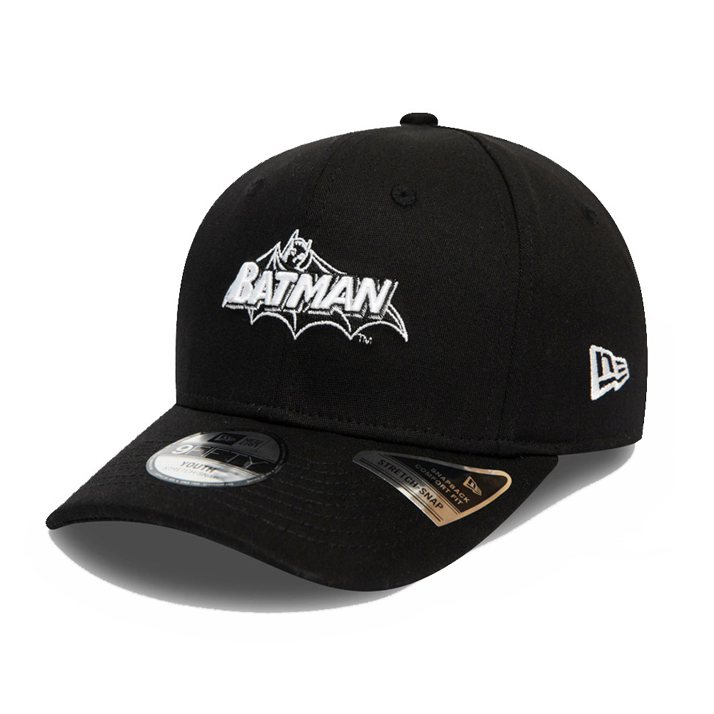 Batman Wordmark Kids Black 9FIFTY Cap