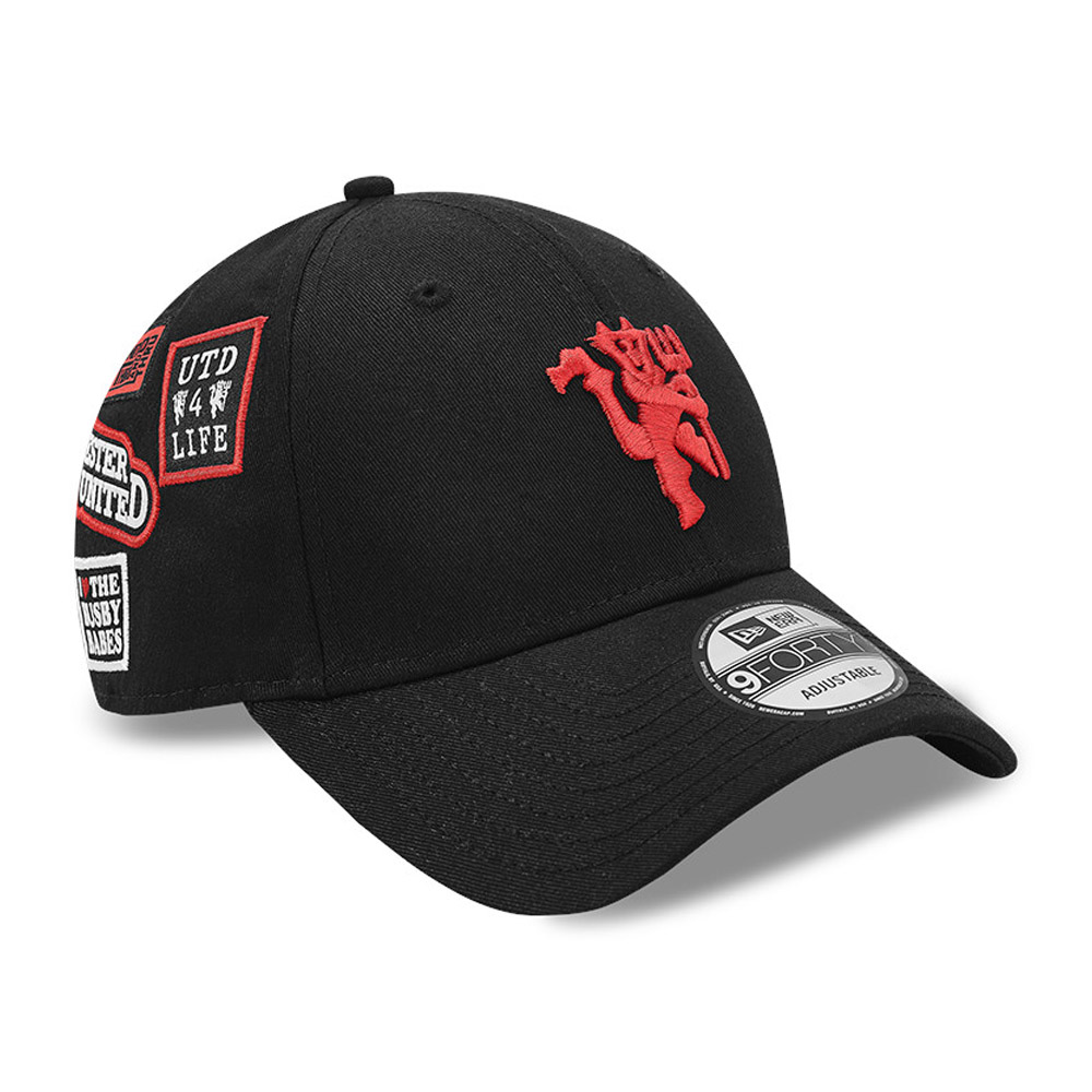 Manchester United Side Patch Black 9FORTY Cap