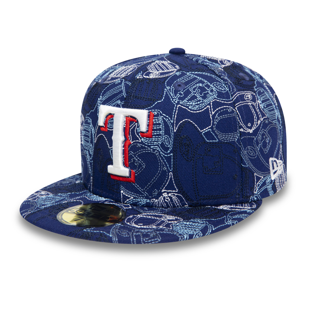 Texas Rangers 100 Year Cap Chaos 59FIFTY Cap