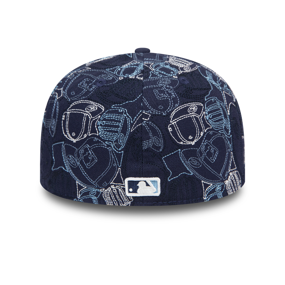 Tampa Bay Rays 100 Year Cap Chaos 59FIFTY Cap