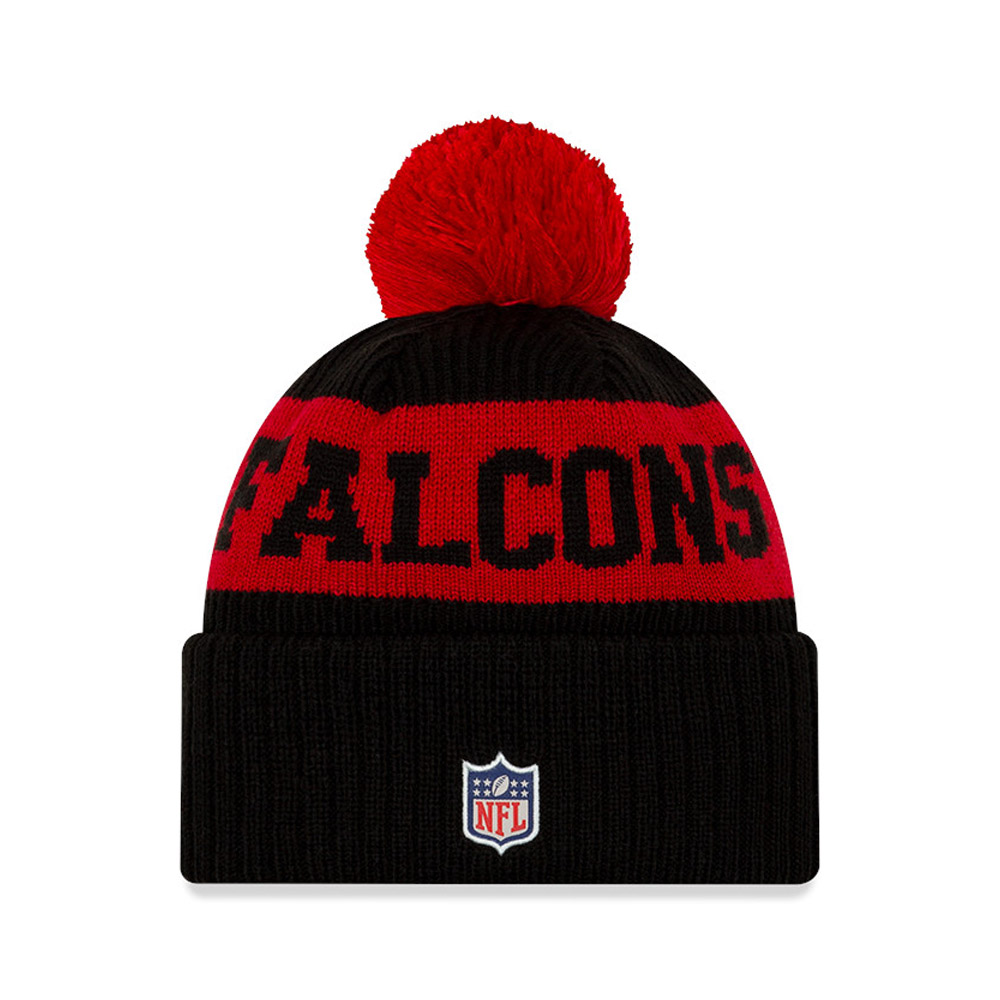 Atlanta Falcons On Field Kids Black Beanie Hat