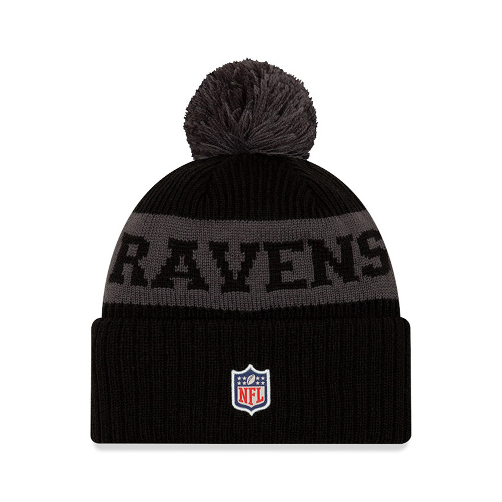 Baltimore Ravens On Field Black Beanie Hat