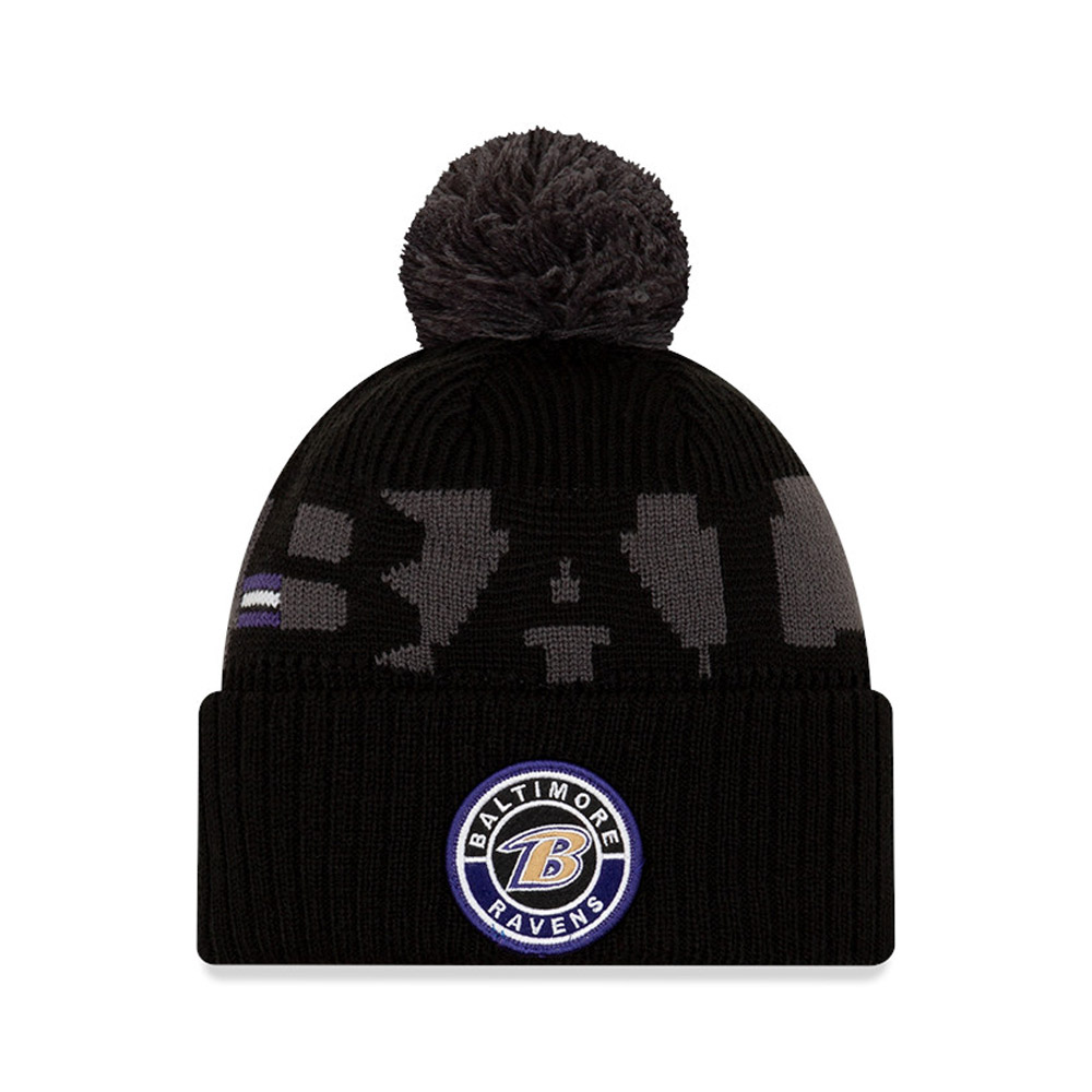Baltimore Ravens On Field Black Beanie Hat