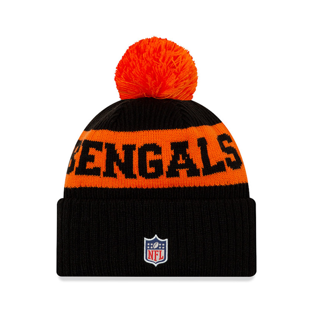 Cincinnati Bengals On Field Black Beanie Hat