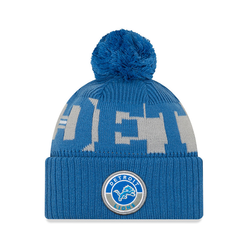 Detroit Lions On Field Blue Beanie Hat