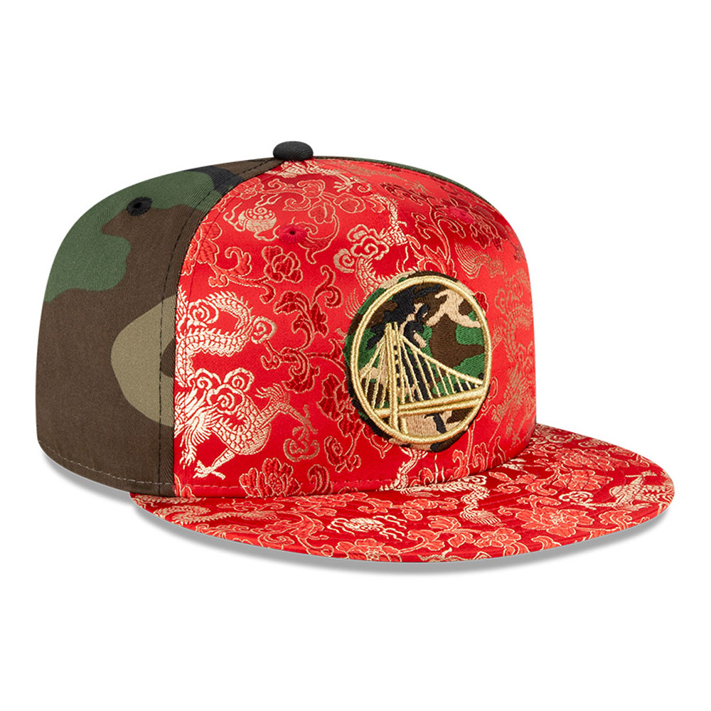 Golden State Warriors Dragon Camo 100 Years 59FIFTY Cap