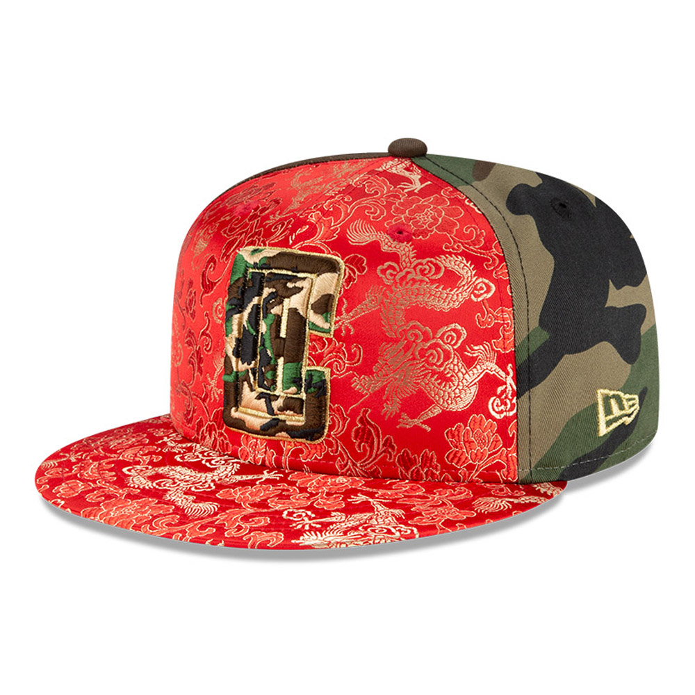 Los Angeles Clippers Dragon Camo 100 Years 59FIFTY Cap