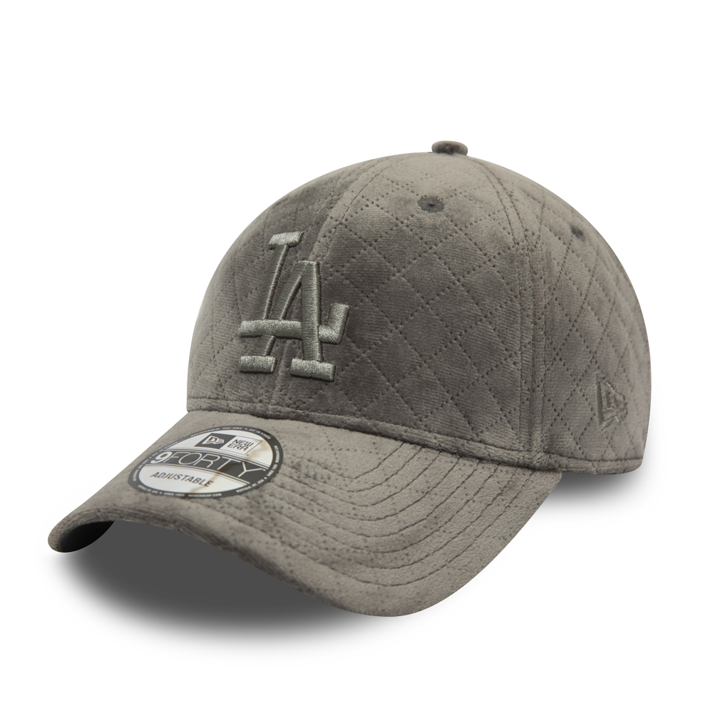 LA Dodgers Quilted Grey 9FORTY Cap