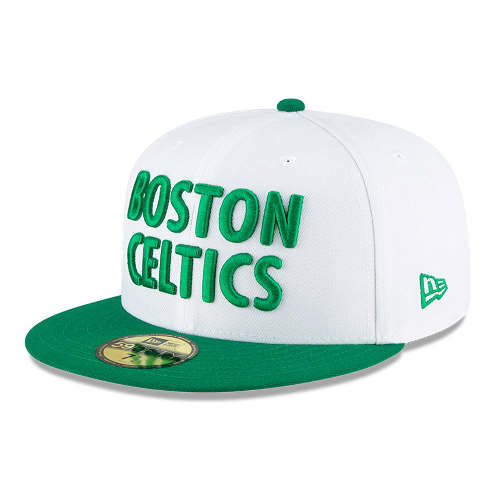 Boston Celtics NBA City Edition White 59FIFTY Cap