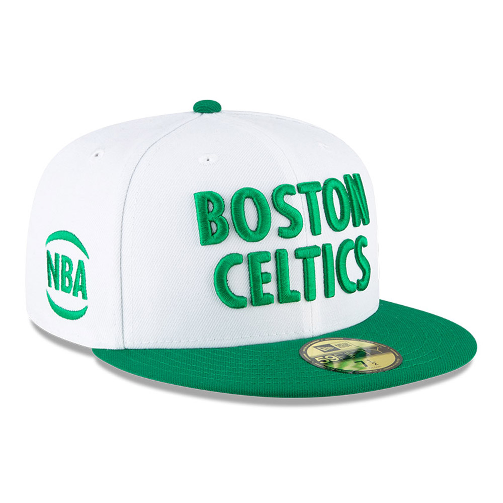 Boston Celtics NBA City Edition White 59FIFTY Cap