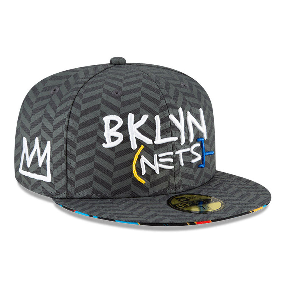 59fifty Brooklyn Nets Nba City Edition Kappe In Grau New Era Cap