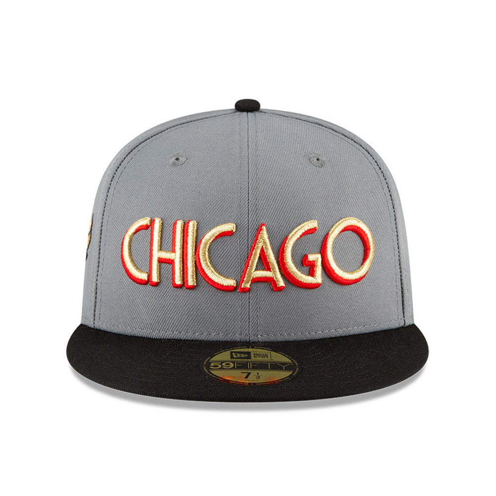 Chicago Bulls NBA City Edition Grey 59FIFTY Cap