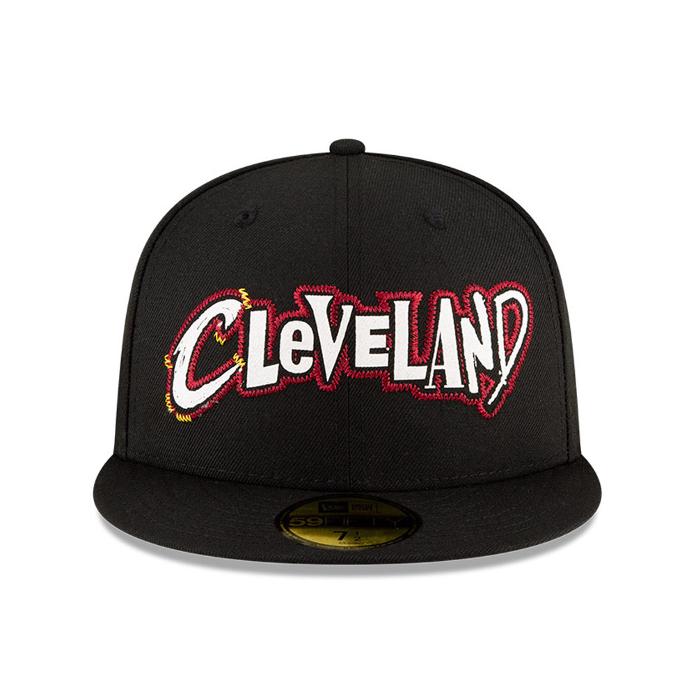 Cleveland Cavaliers NBA City Edition Black 59FIFTY Cap