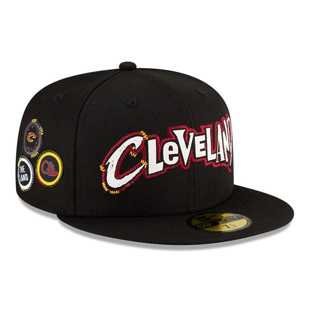 Cleveland Cavaliers NBA City Edition Black 59FIFTY Cap