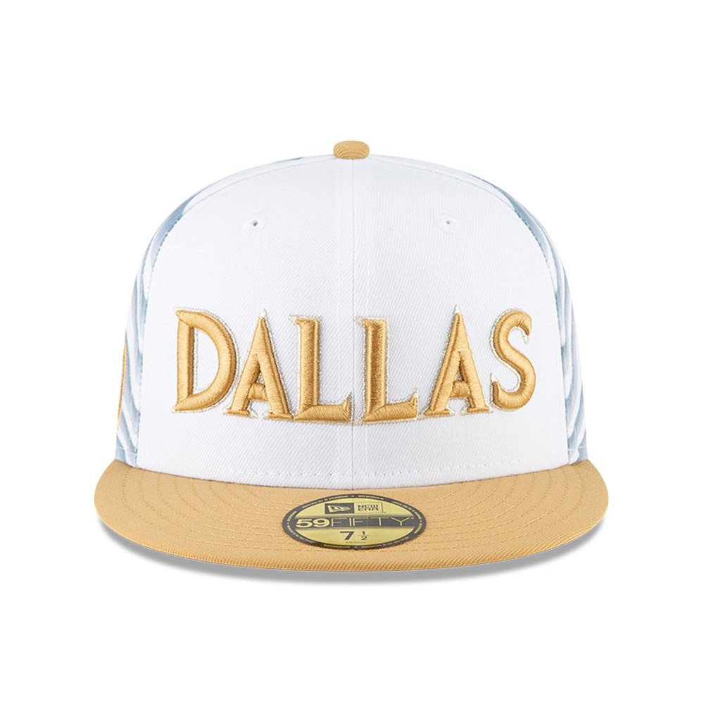 Dallas Mavericks NBA City Edition White 59FIFTY Cap