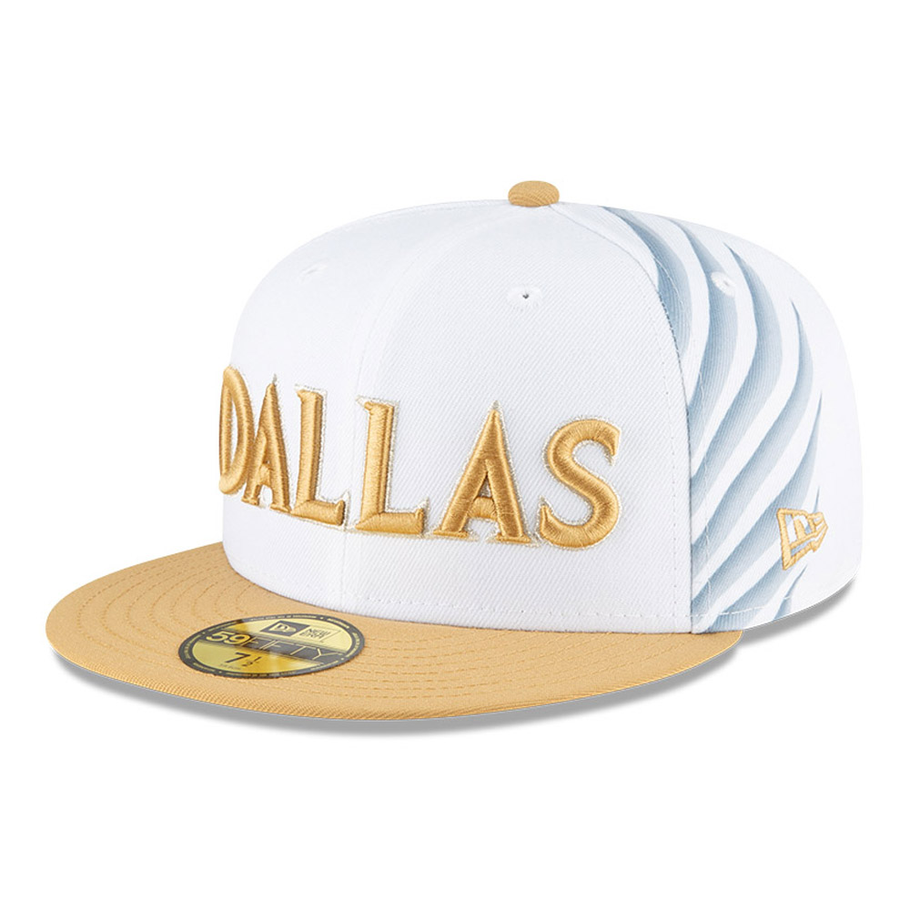 Dallas Mavericks NBA City Edition White 59FIFTY Cap
