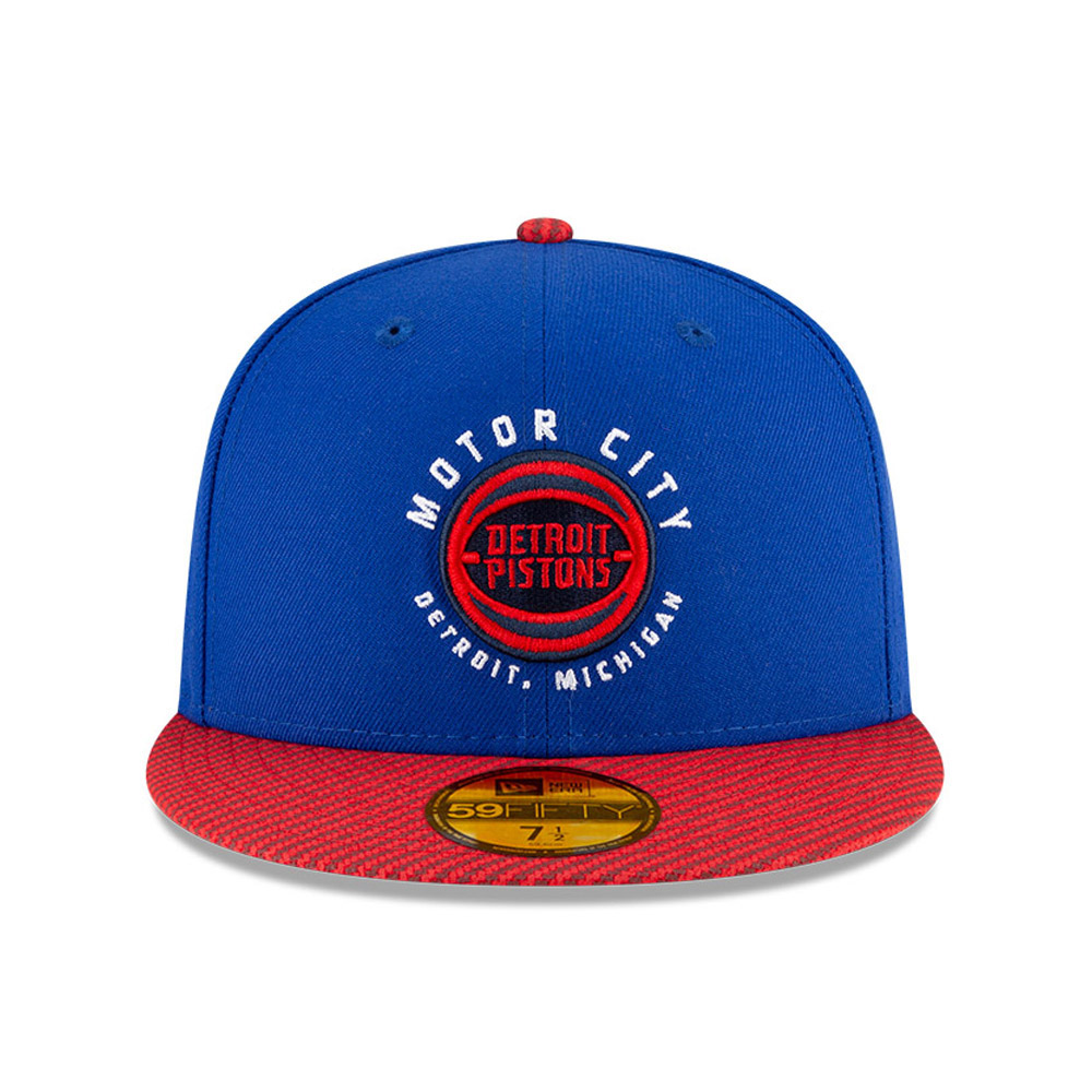 Detroit Pistons NBA City Edition Blue 59FIFTY Cap