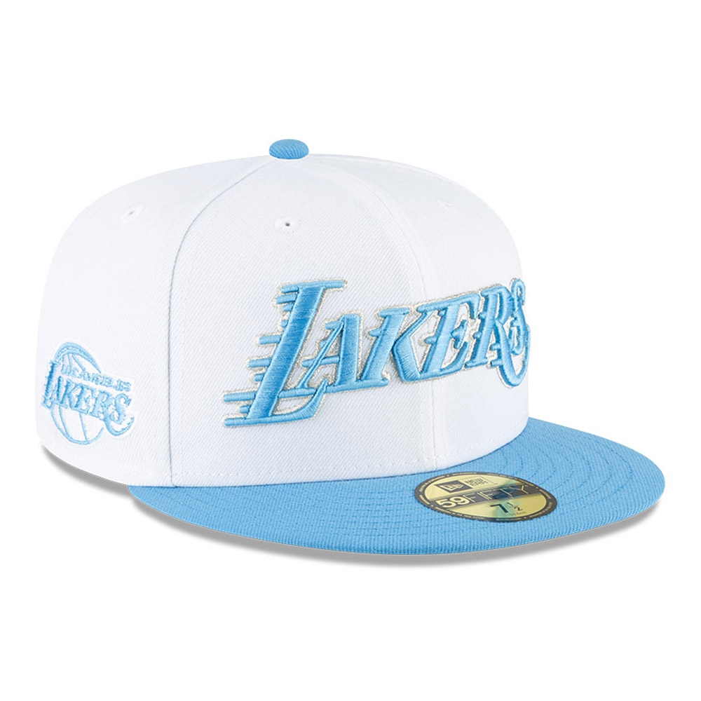 LA Lakers NBA City Edition White 59FIFTY Cap