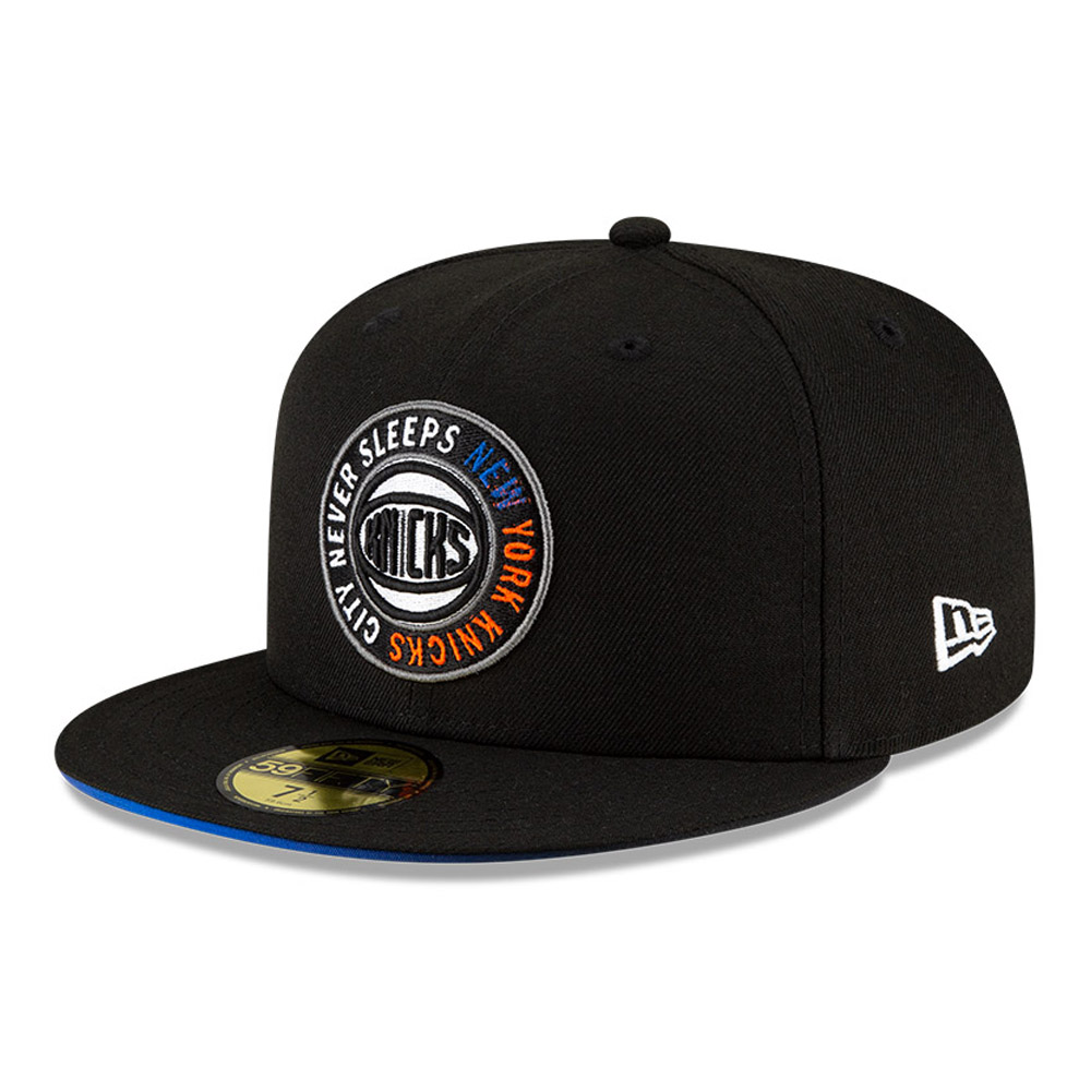 New York Knicks NBA City Edition Black 59FIFTY Cap