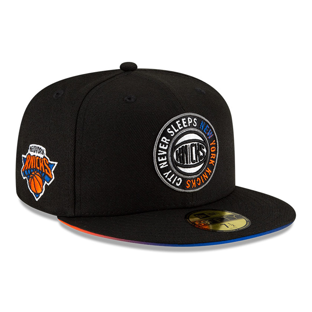 New York Knicks NBA City Edition Black 59FIFTY Cap