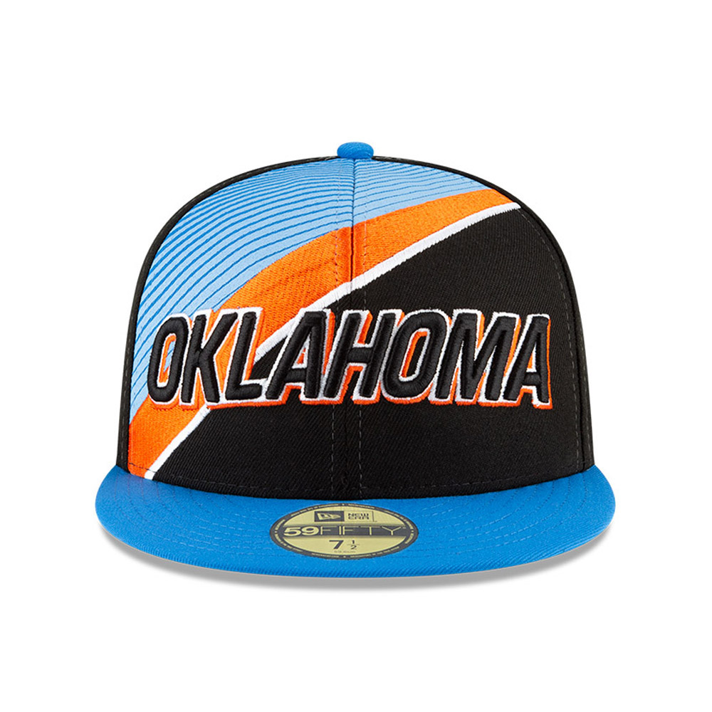 Oklahoma City Thunder NBA City Edition Black 59FIFTY Cap