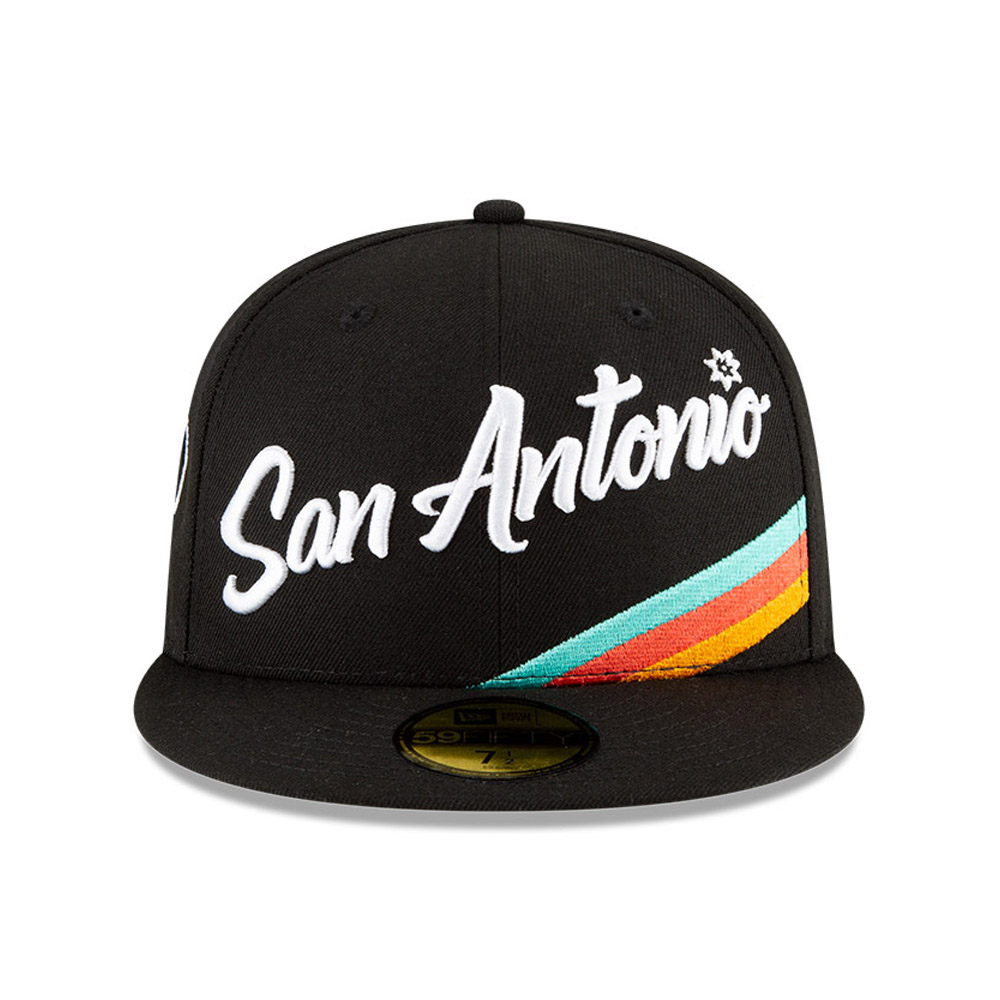 San Antonio Spurs NBA City Edition Black 59FIFTY Cap