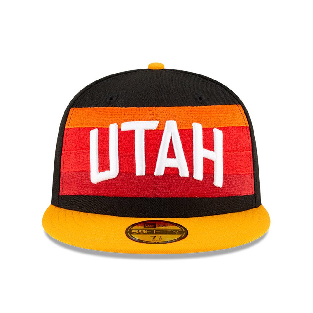 Utah Jazz NBA City Edition Black 59FIFTY Cap