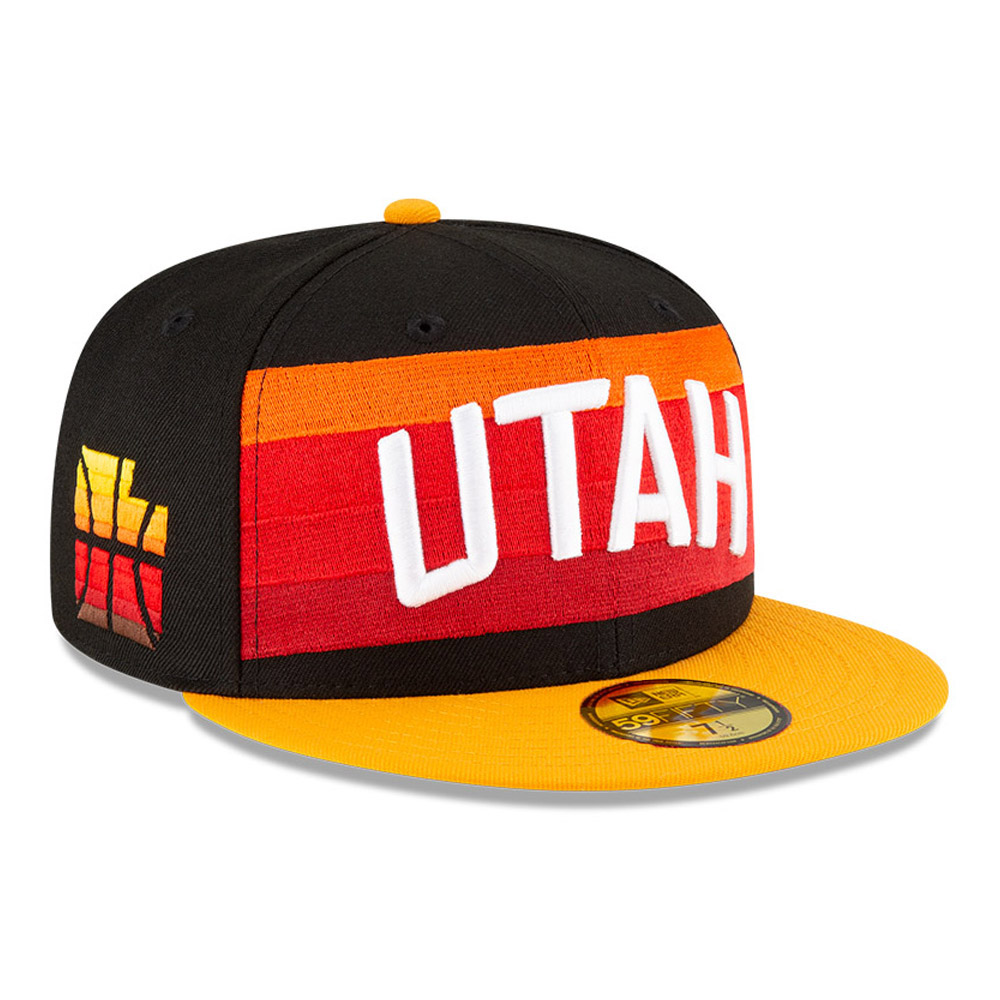 Utah Jazz NBA City Edition Black 59FIFTY Cap