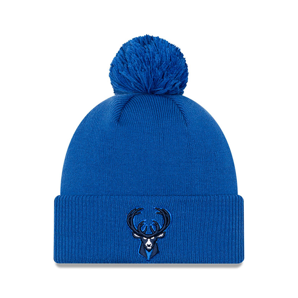 Milwaukee Bucks NBA City Edition Blue Beanie Hat