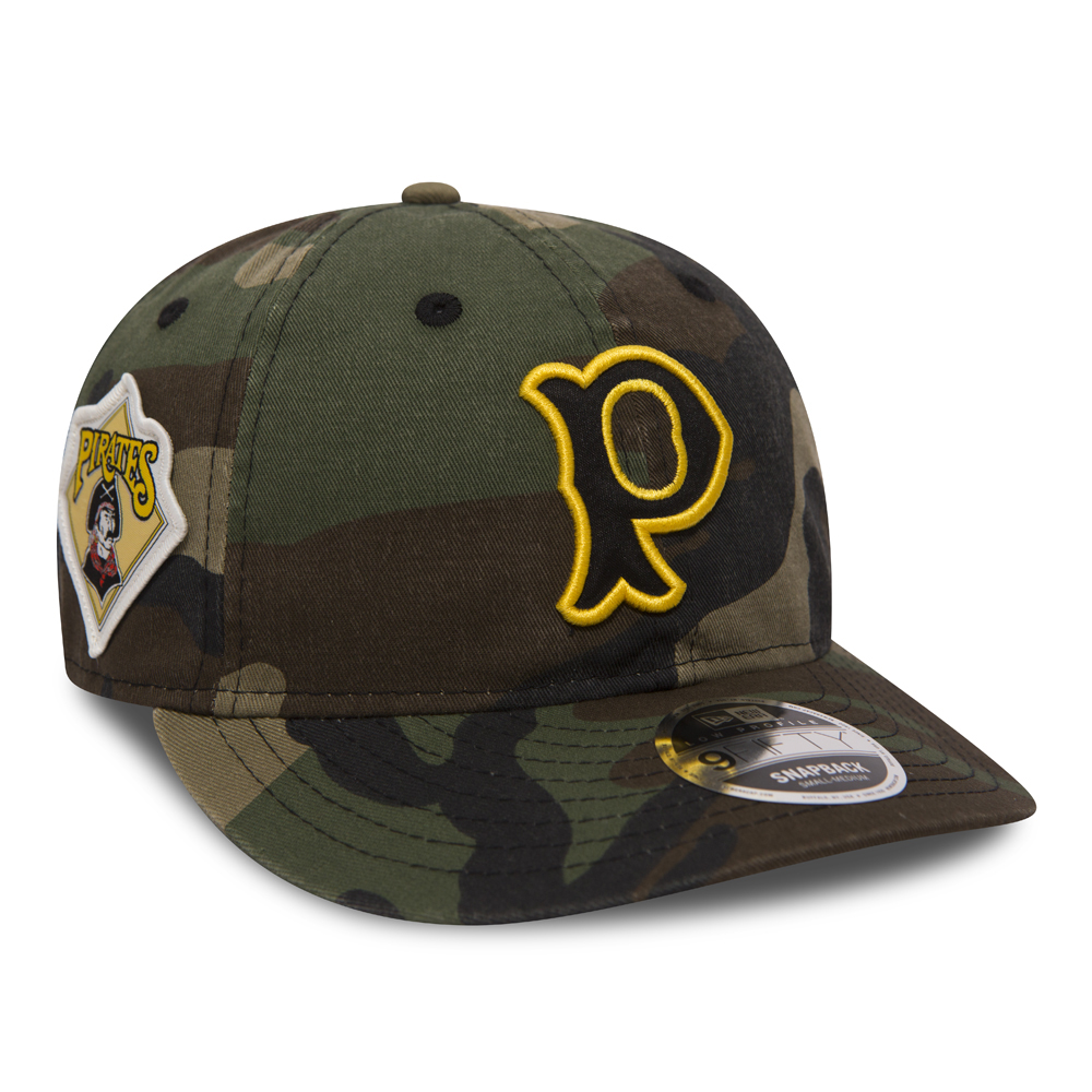 Pittsburgh Pirates MLB Patch Low Profile Camo 9FIFTY Snapback