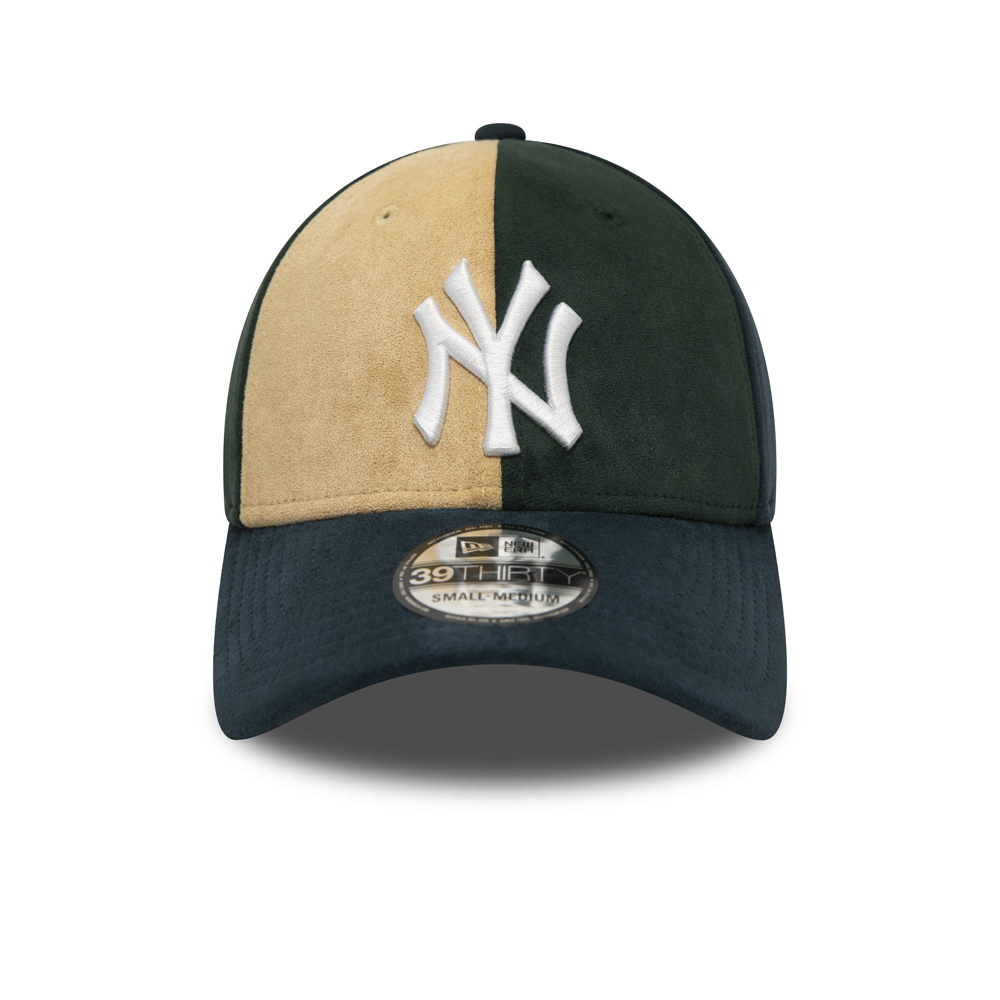 New York Yankees Suede Logo 39THIRTY Stretch Fit Cap