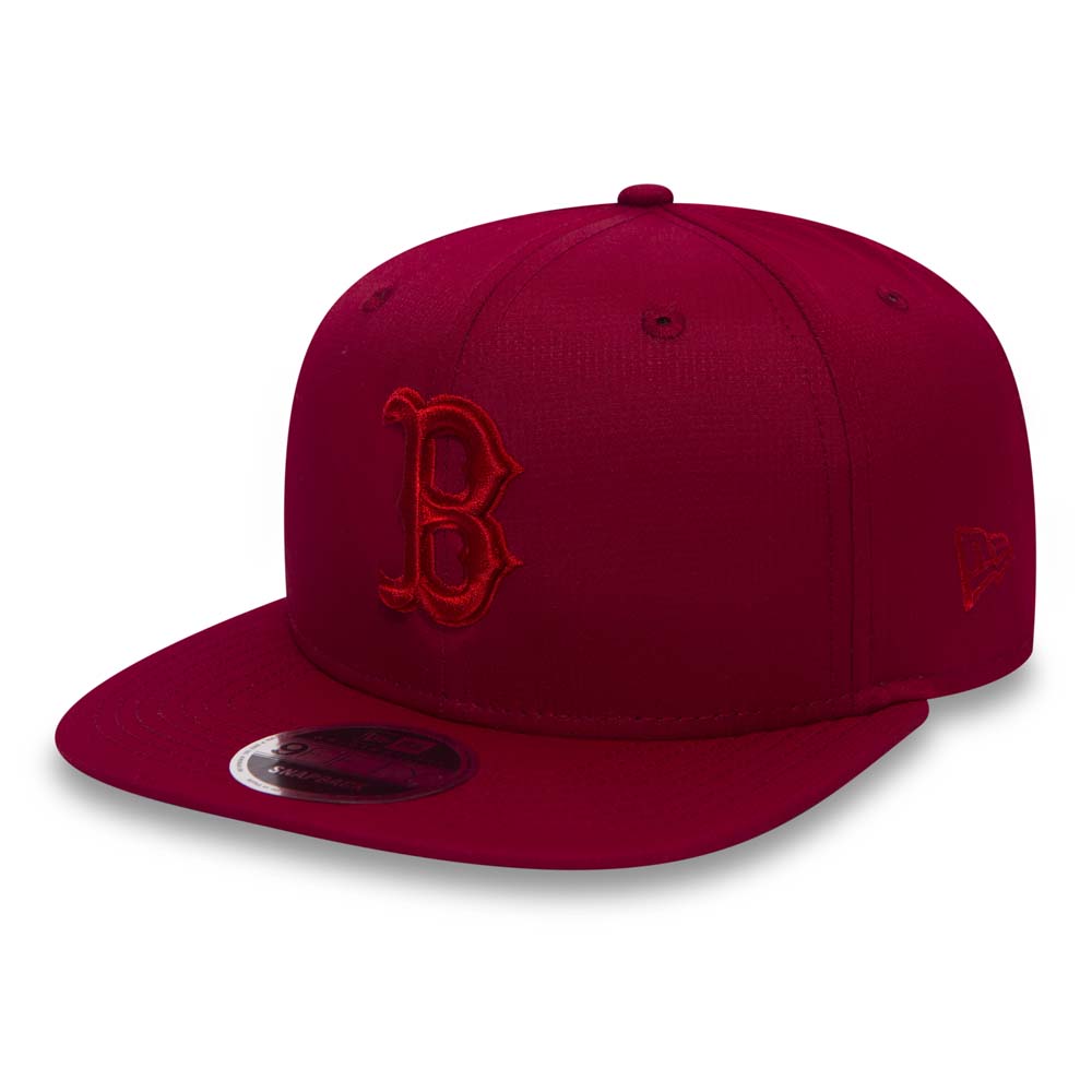 Boston Red Sox Nano Ripstop OF 9FIFTY Cardinal Snapback