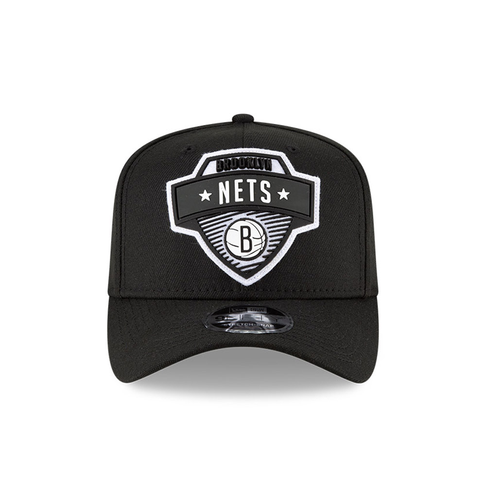 Brooklyn Nets NBA Tip Off Black 9FIFTY Stretch Snap Cap