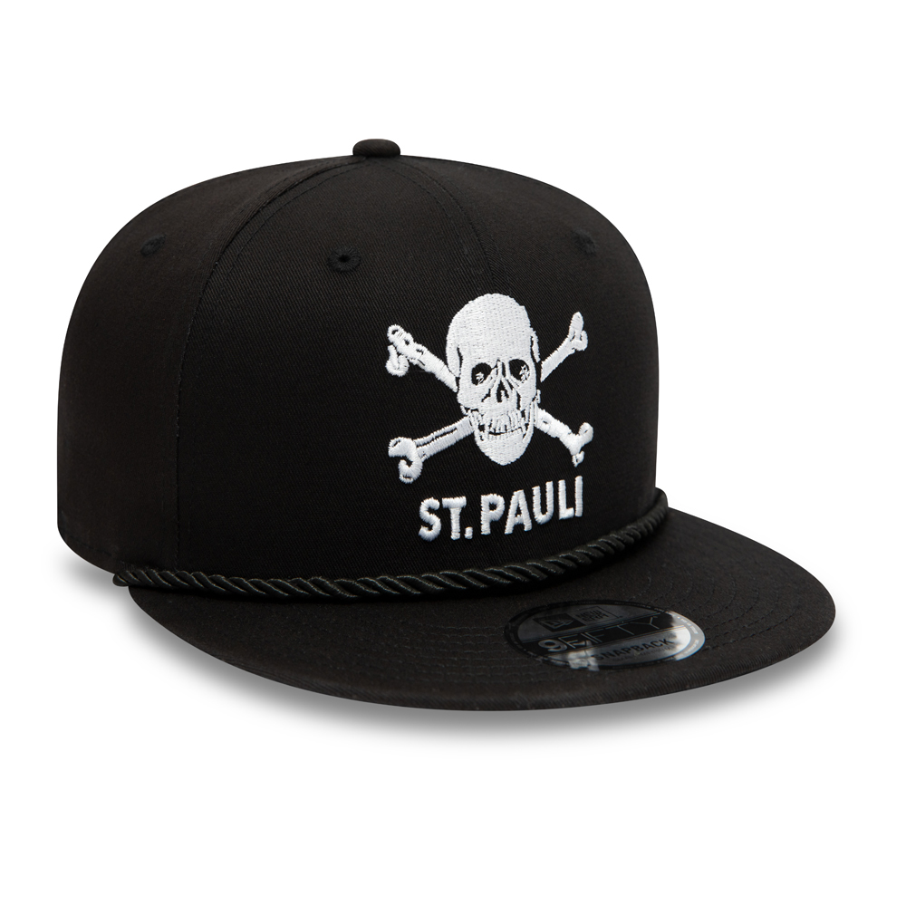 St Pauli FC Skull &amp; Cross Bones Black 9FIFTY Cap