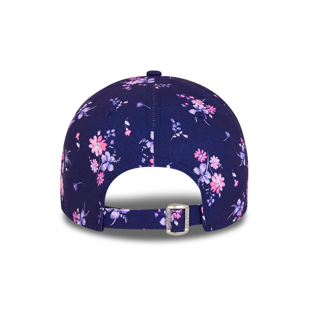 New York Yankees Floral Blue Womens 9FORTY Cap