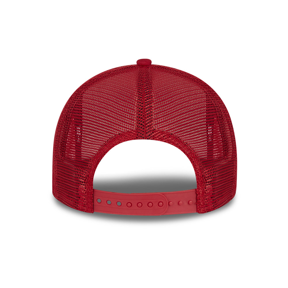 Atletico Madrid Cotton Red A-Frame Trucker Cap