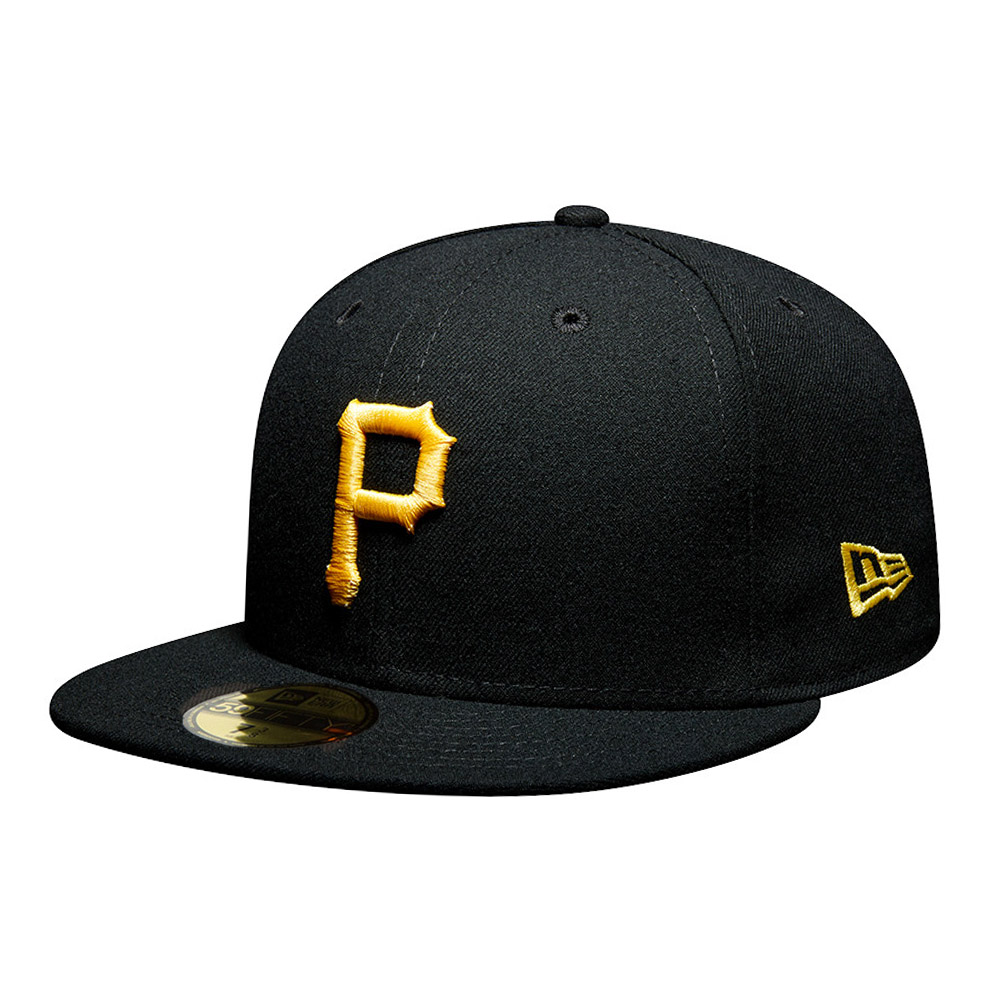 Pittsburgh Pirates Authentic On Field Game Black 59FIFTY Fitted Cap