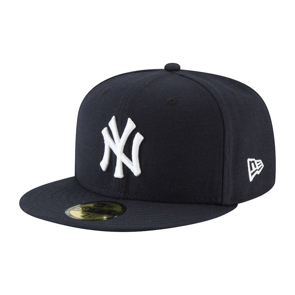New Era New York Yankees MLB Navy 59FIFTY Fitted Hat Finish Line