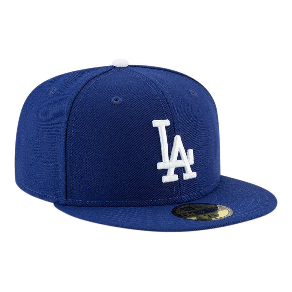 LA Dodgers AC Perf Game Blue 59FIFTY Fitted Cap