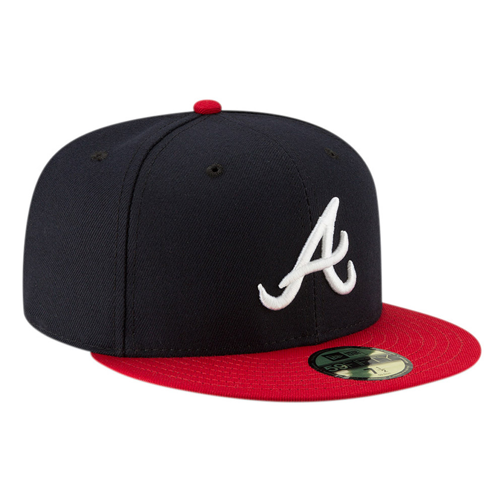 Atlanta Braves AC Perf Home Navy 59FIFTY Fitted Cap