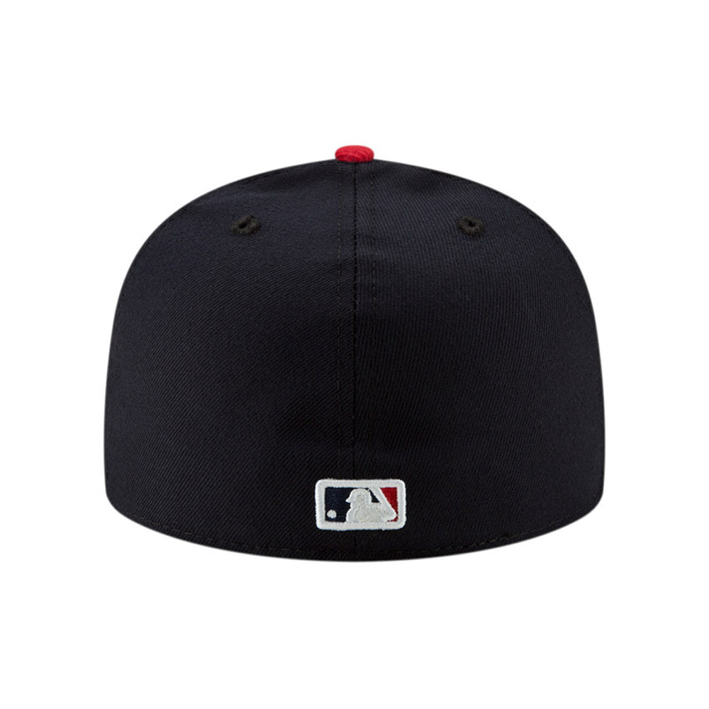 Atlanta Braves AC Perf Home Navy 59FIFTY Fitted Cap