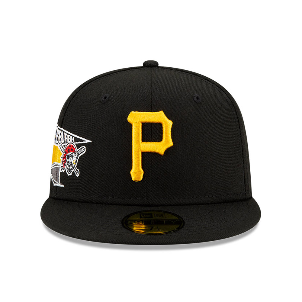 Pittsburgh Pirates MLB City Patch Black 59FIFTY Fitted Cap