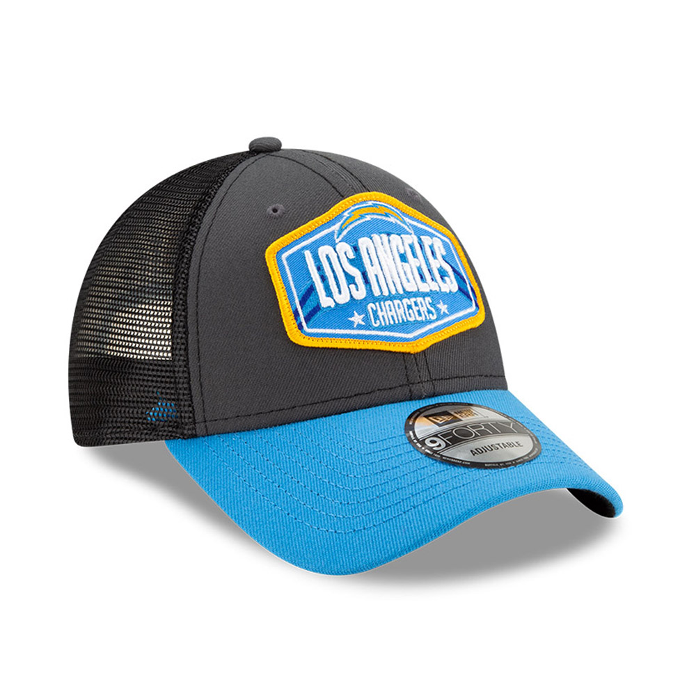 Gorra LA Chargers NFL Draft 9FORTY, gris
