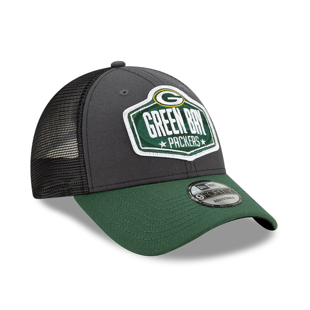 Green Bay Packers NFL Draft Grey 9FORTY Cap