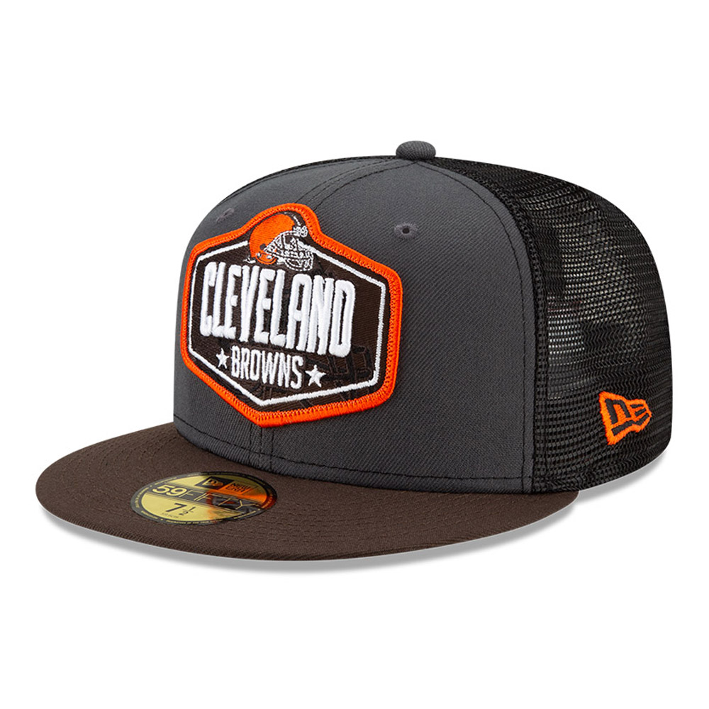 Cleveland Browns NFL Draft Grey 59FIFTY Cap